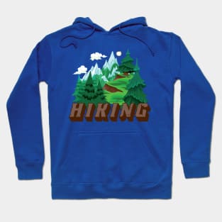 Hiking - Cool Hiker Design Hoodie